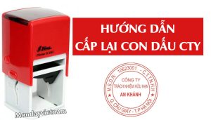 thủ tục cấp lại con dấu khi bị mất